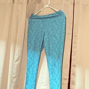 Tropical teal Jocky cotton stretch Capri leggings